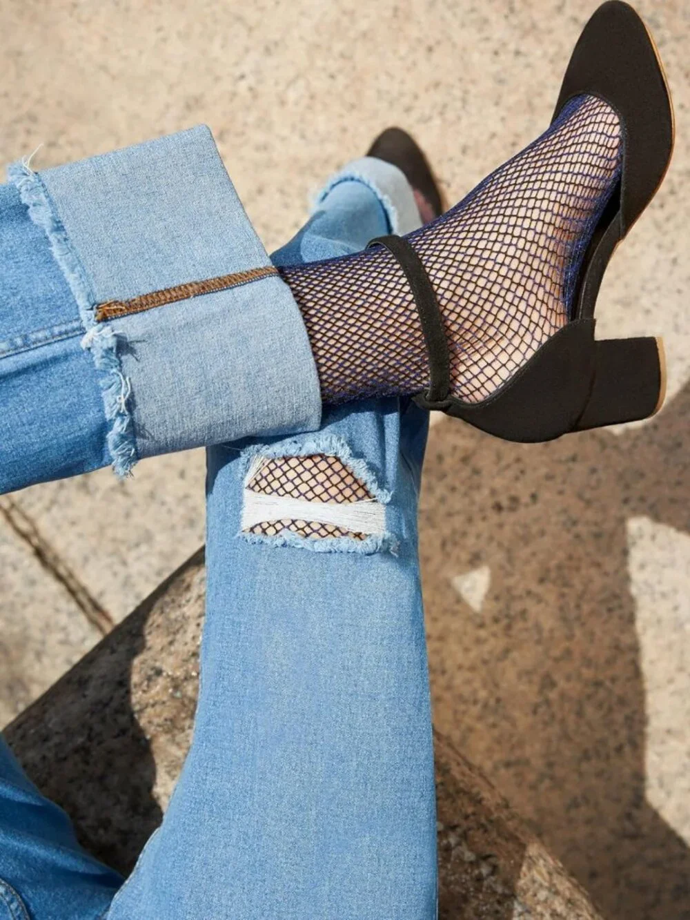 Stylish Women's Fishnet Openwork Tights | Trendy Legwear for Any Occasion